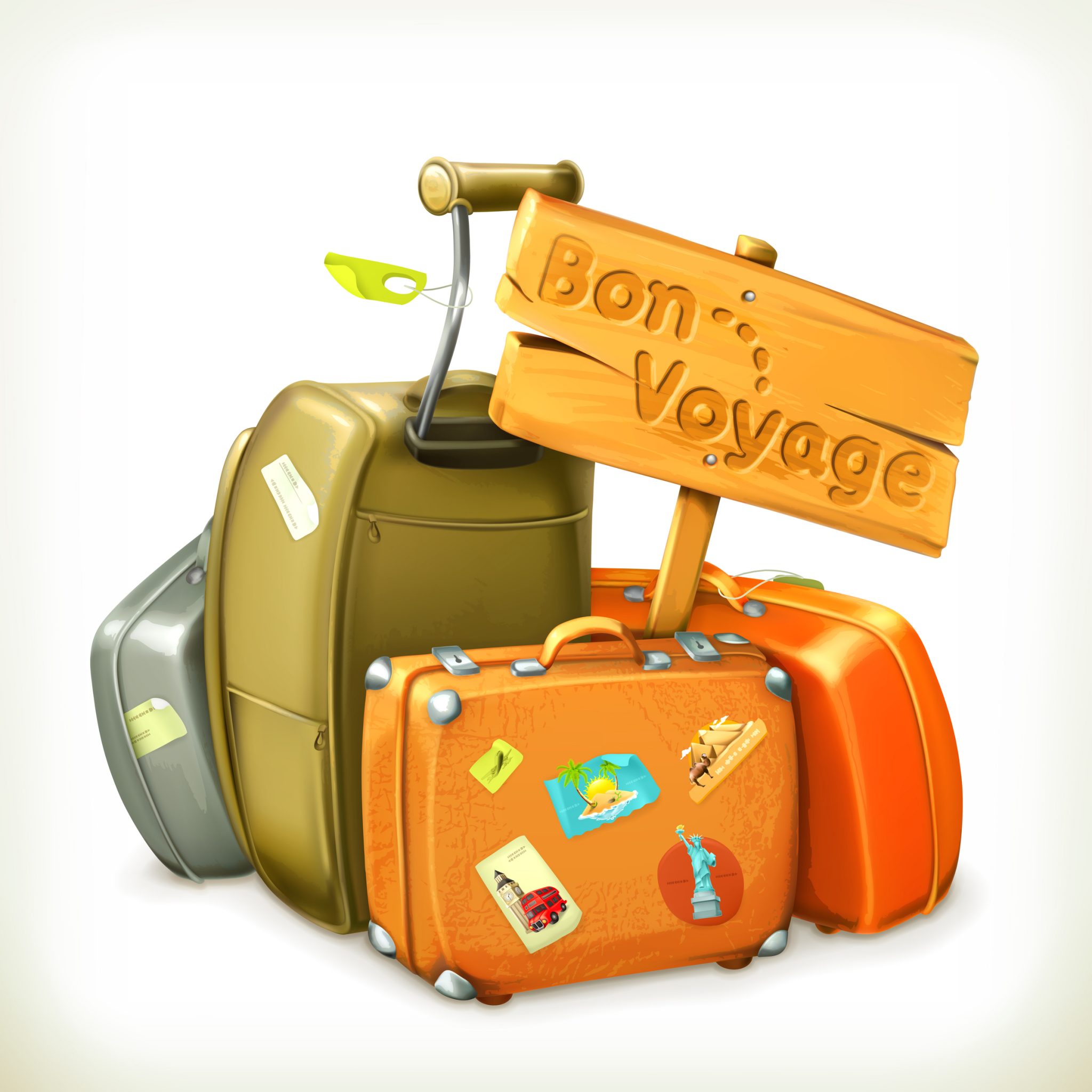 Bon voyage, travel icon, vector illustration - Greater Tampa Bay Area  Council