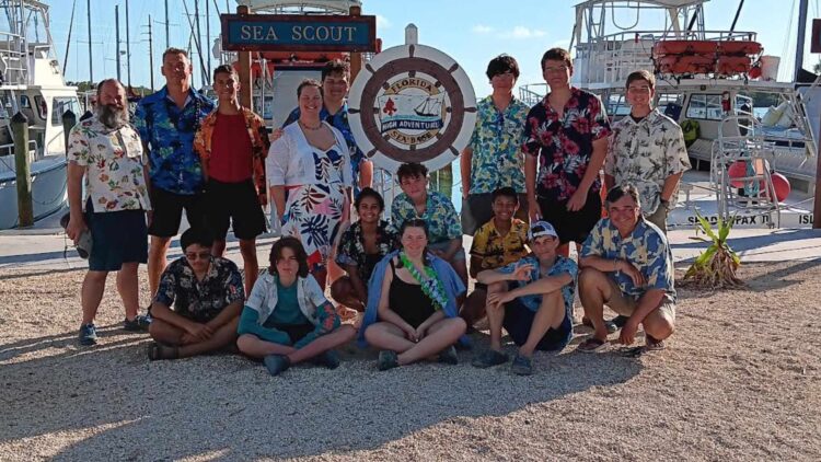 Troop 610 at Sea Base