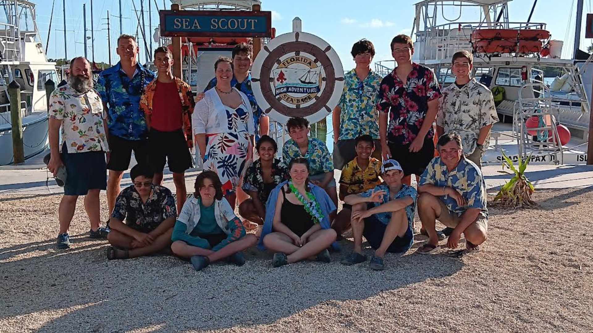 Troop 610 at Sea Base