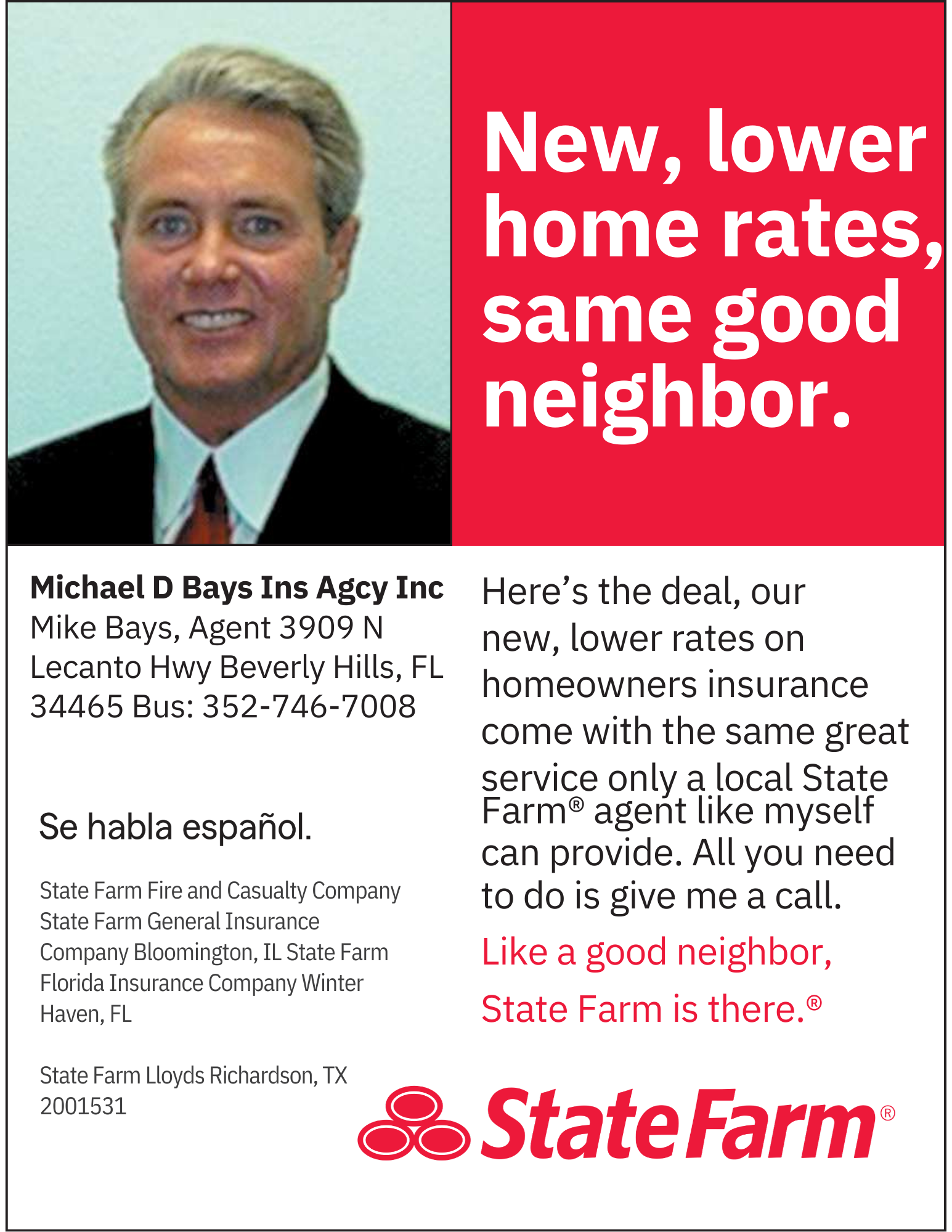 State farm Bays