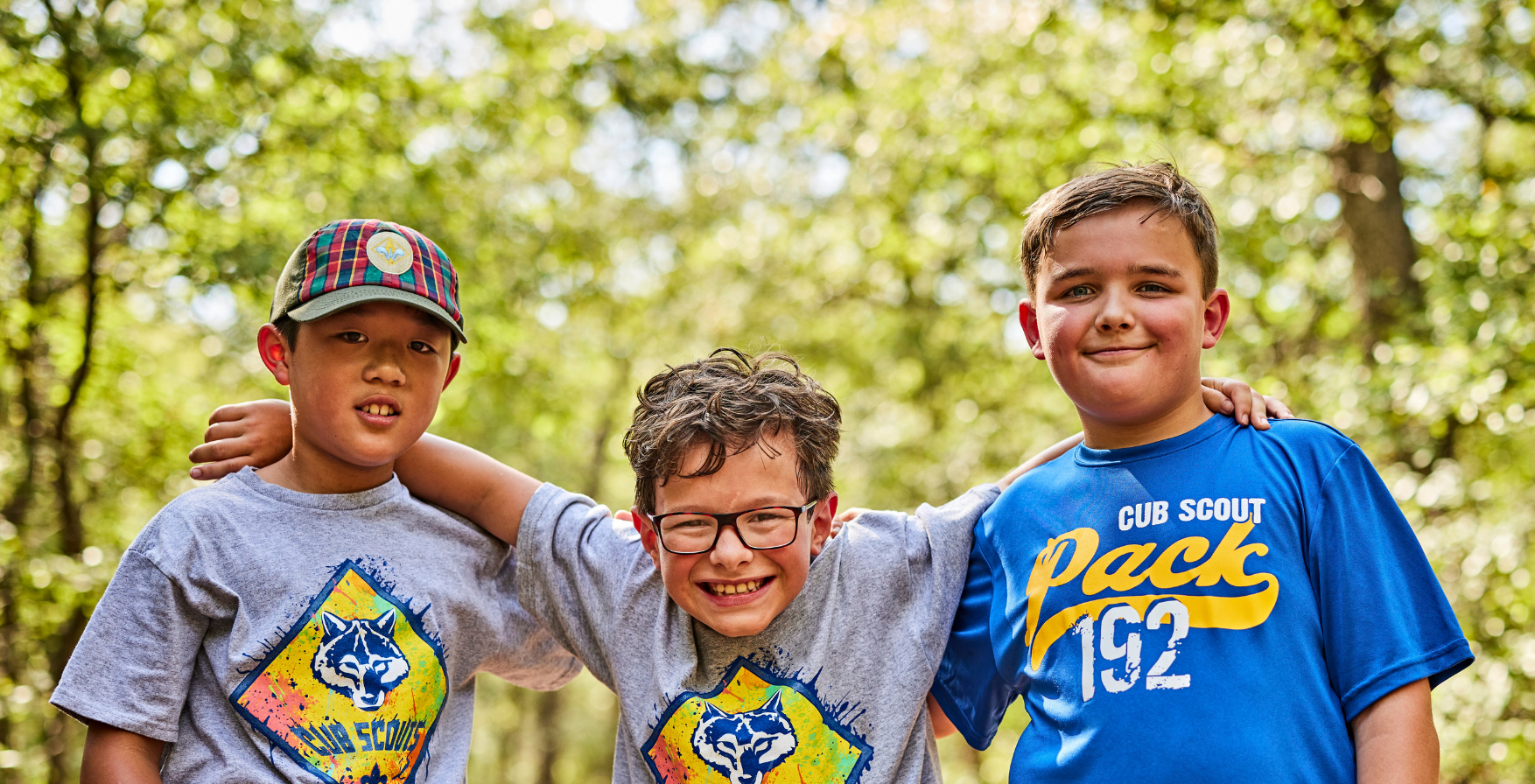 Cub Scouts outdoors