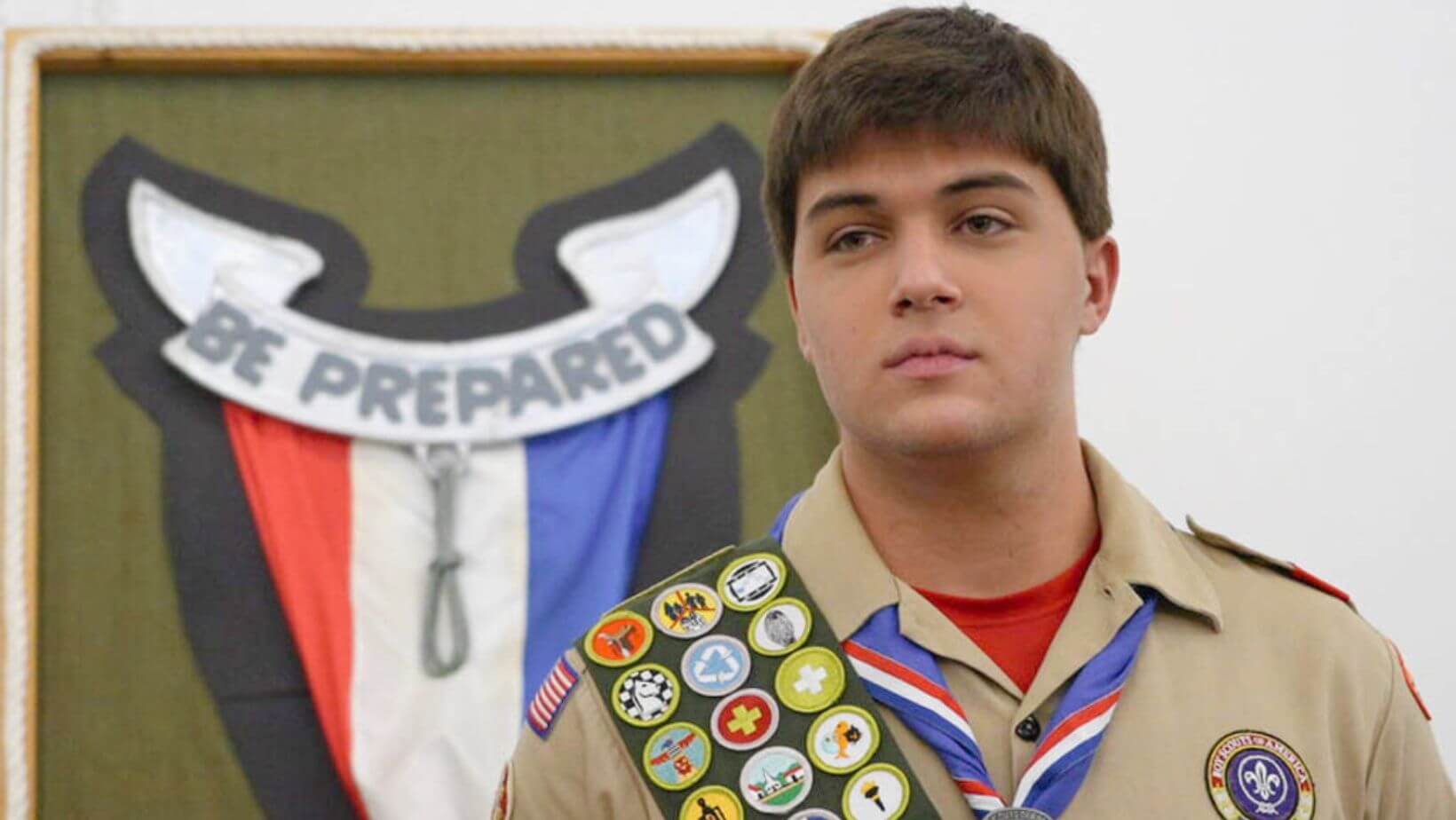 Eagle Scout in uniform