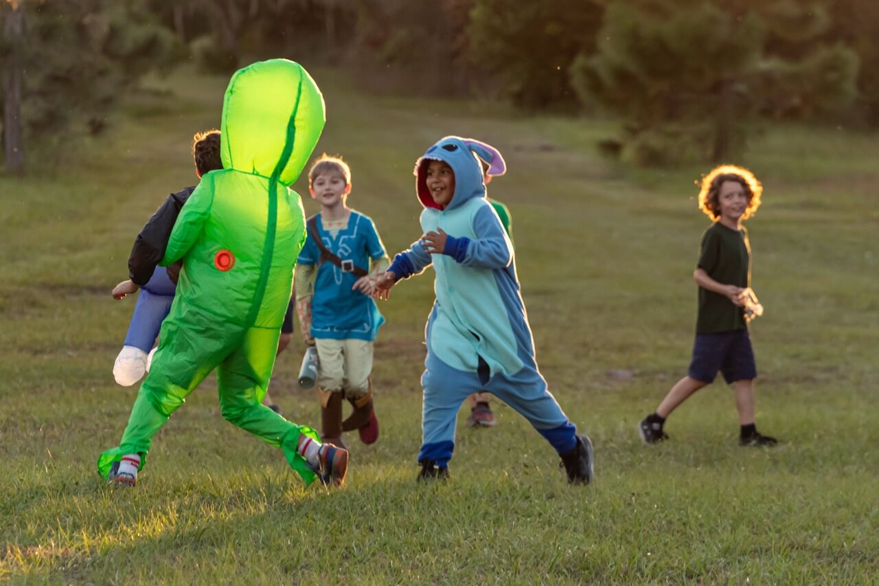 Families enjoying Spook-O-Ree