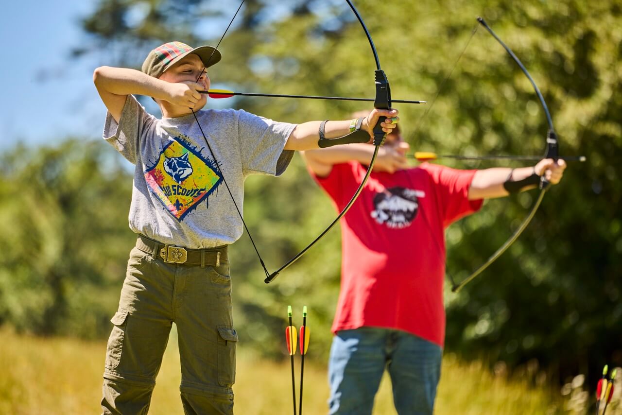 Cub Scout building confidence through Scouting
