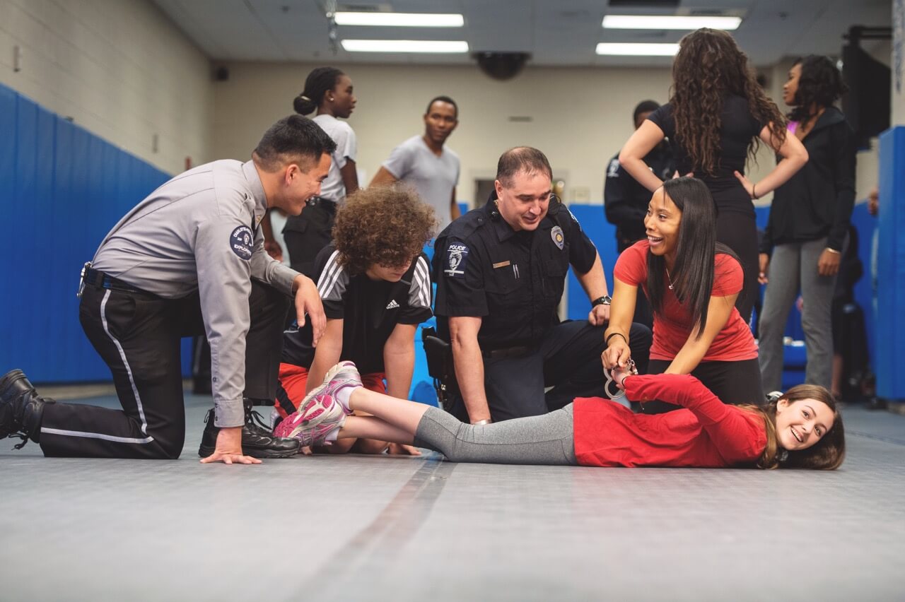 Young people exploring a hands-on career experience